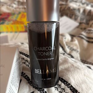 Bellame Charcoal Toner - Black new in box skincare brighten skin clarify